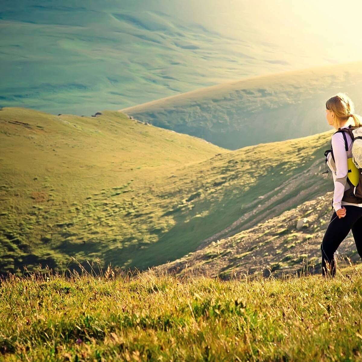 hiking outdoors